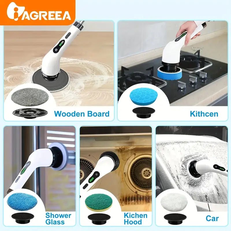 Electric Rotating Cleaner – Best Cordless Cleaning Brush Qatar - Image 3