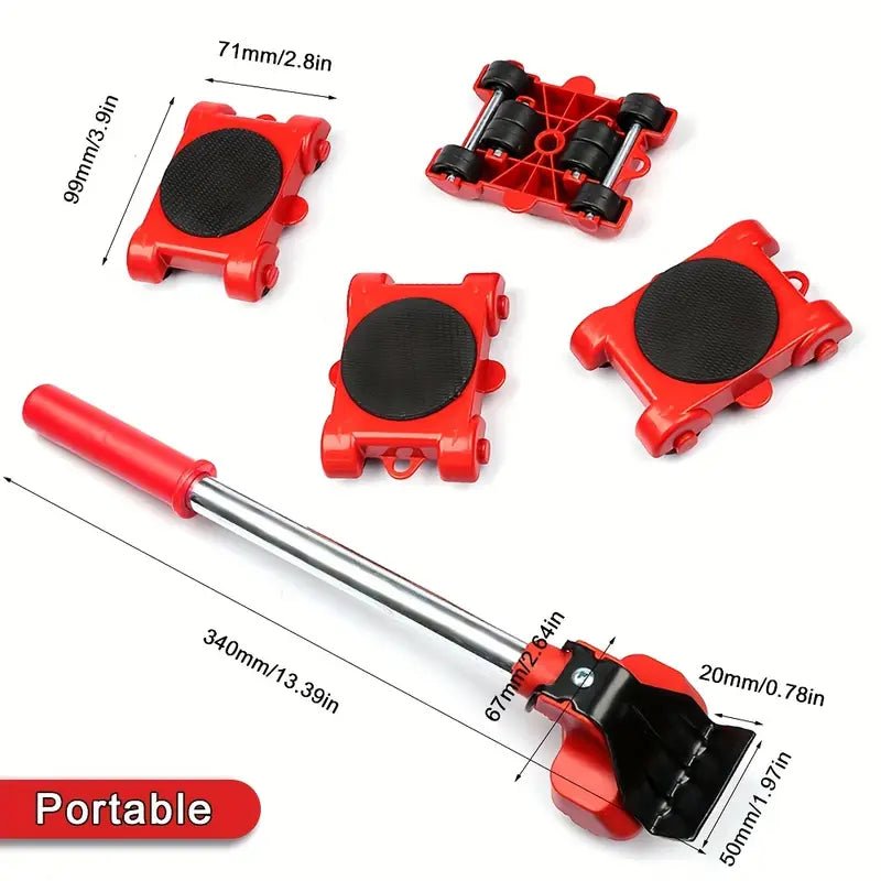 Heavy Duty Furniture Moving Roller - Furniture Lifter Sliders Set - Image 4