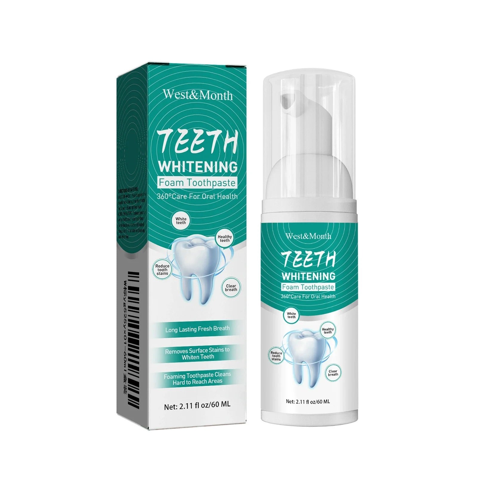 White Foam Toothpaste - Image 7