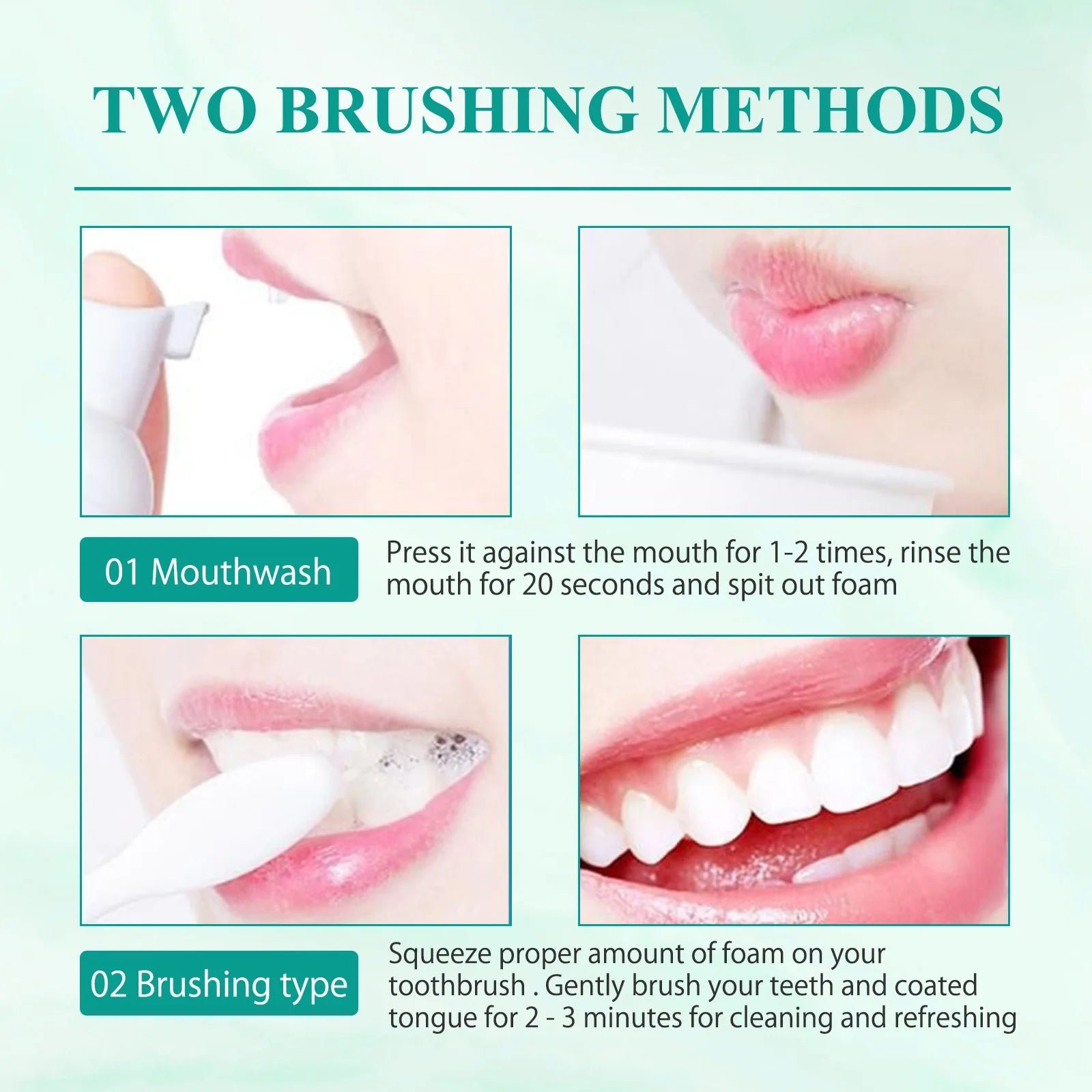 White Foam Toothpaste - Image 6