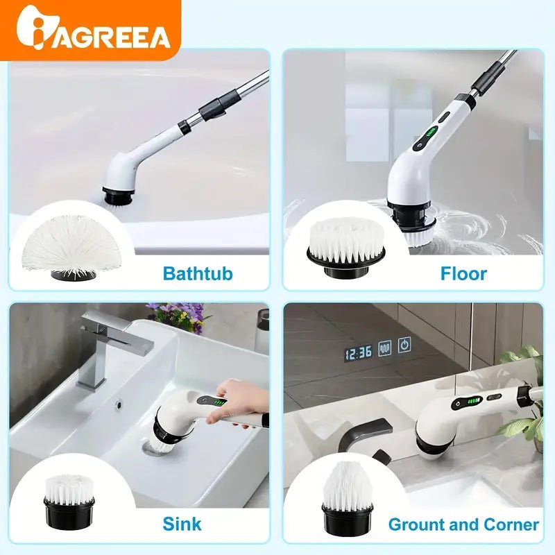 Electric Rotating Cleaner – Best Cordless Cleaning Brush Qatar - Image 6