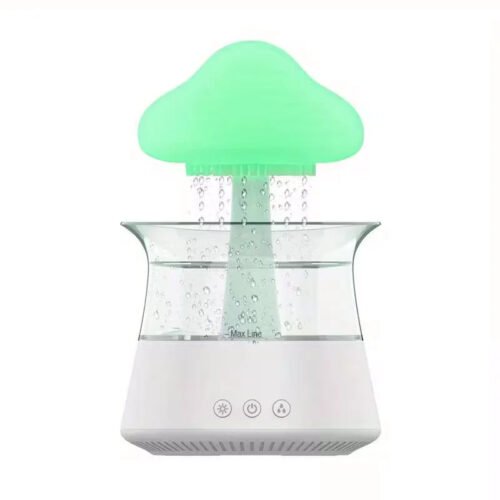 50% Sale Off Today on Mushroom Lamp with Rain Cloud Aromatherapy Oil Diffuser